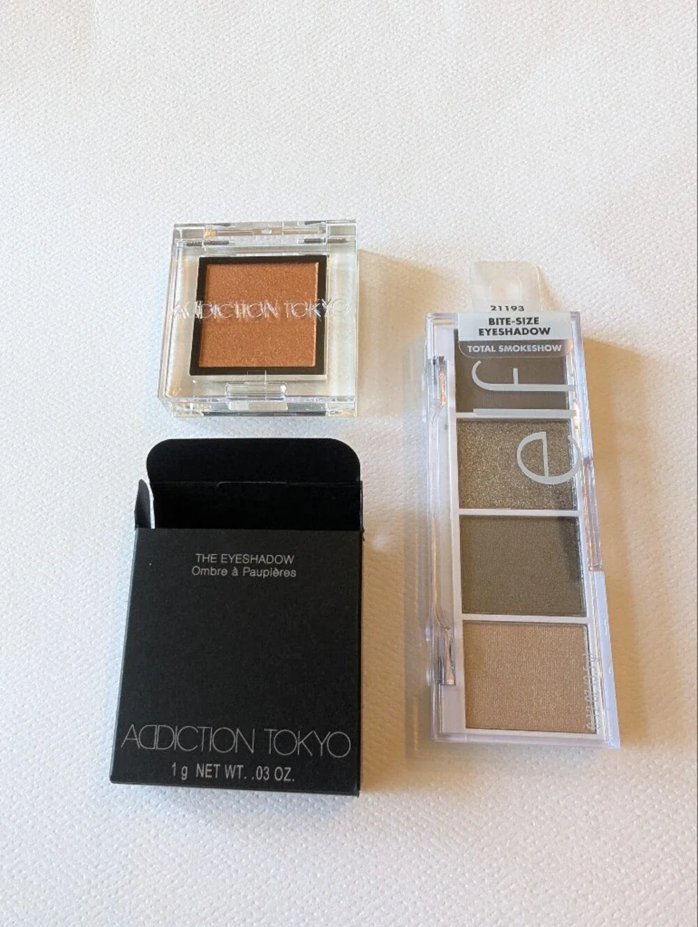Addiction, Elf Eyeshadow Lot
